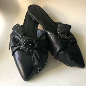 Rebecca Minkoff Black Alexis Leather Flats